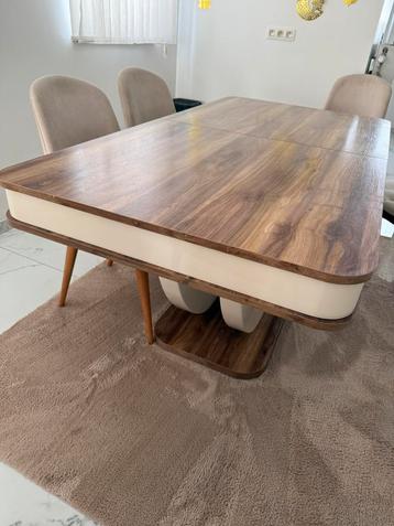 Table à manger et chaises, Maison & Meubles, Tables | Tables à manger, Enlèvement, Comme neuf