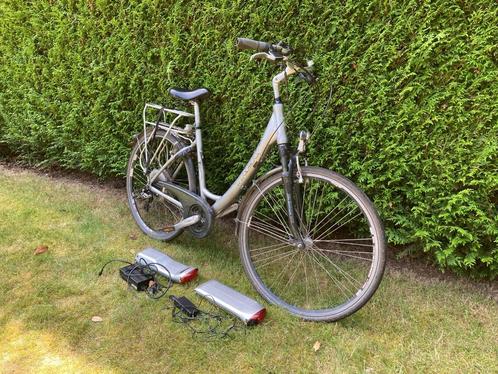 Elektrische damesfiets TREK T80 met 2x batterij, Fietsen en Brommers, Fietsen | Dames | Damesfietsen, Gebruikt, Versnellingen