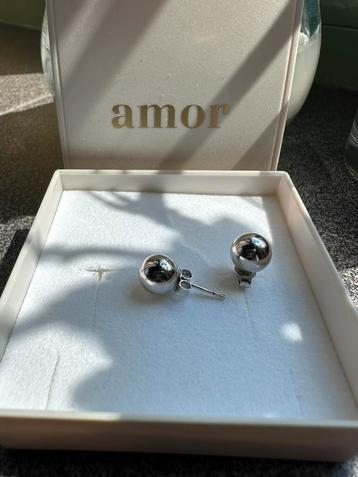 Amor Sterling Silver Earrings, 925  beschikbaar voor biedingen