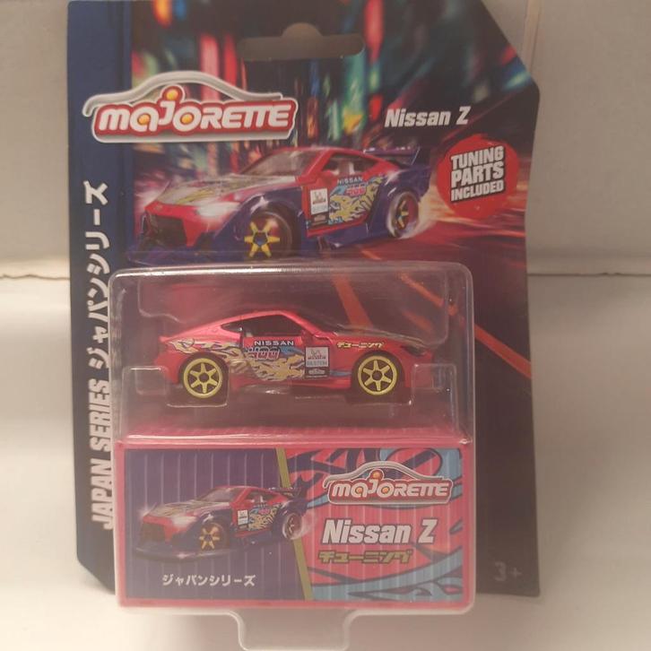 SÉRIE JAPONAISE MAJORETTE 1:64 : NISSAN Z + pièces de réglag, Hobby & Loisirs créatifs, Voitures miniatures | 1:87, Neuf, Voiture