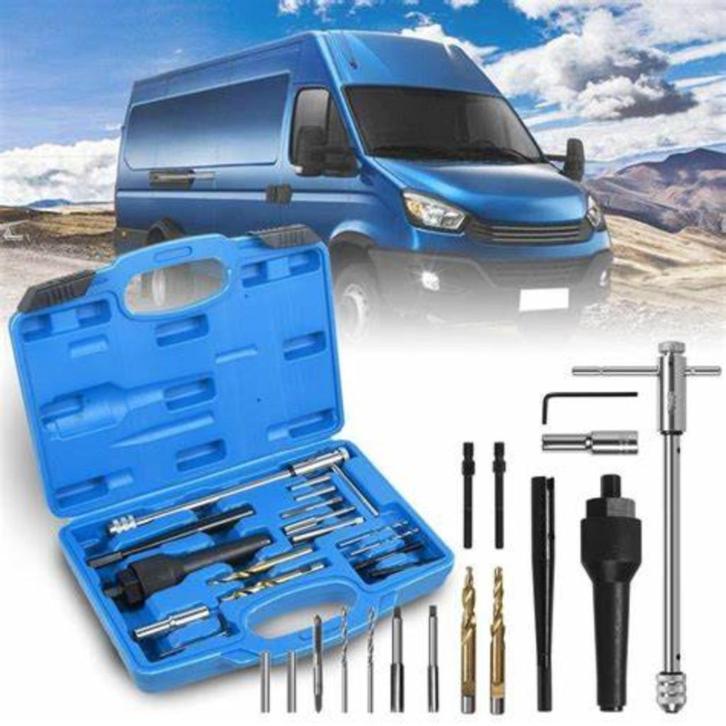 M8 M10 Gloeibougie verwijder & draad reparatie set, Auto diversen, Overige Auto diversen, Ophalen