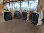 Ventilator kachels (4x) / incl. wandbeugels & schakelaars, Doe-het-zelf en Bouw, Ophalen, 30 tot 80 cm, Gebruikt, Kachel