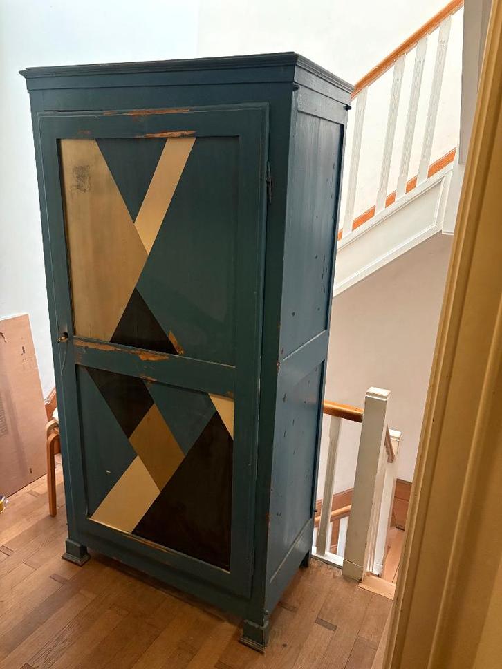 kledingkast + dressoir, Huis en Inrichting, Kasten | Kleerkasten, Gebruikt, 150 tot 200 cm, 50 tot 100 cm, 25 tot 50 cm, Met deur(en)