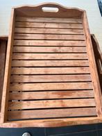 Teak plateaus, Huis en Inrichting, Ophalen, Gebruikt, Rechthoekig, Hout
