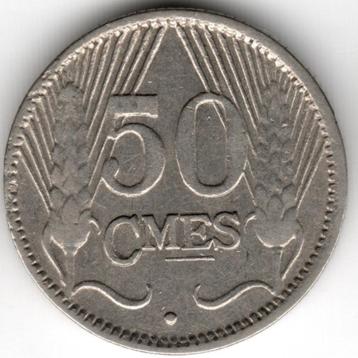 Luxembourg : 50 Centimes 1930 KM #43 Réf 16292, Enlèvement ou Envoi, Autres pays, Monnaie en vrac
