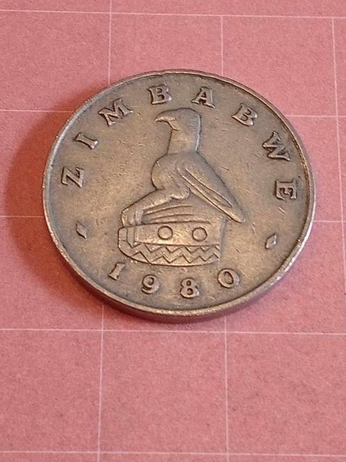 ZIMBABWE 20 cents 1980, Timbres & Monnaies, Monnaies | Afrique, Monnaie en vrac, Zimbabwe, Enlèvement ou Envoi