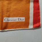 vintage carré foulard in zijde, Franse couturier, Christian Dior, Porté, Enlèvement ou Envoi, Écharpe