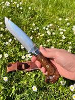 Couteau de chasse fait main, couteau pour mari, couteau de c, Collections, Enlèvement ou Envoi