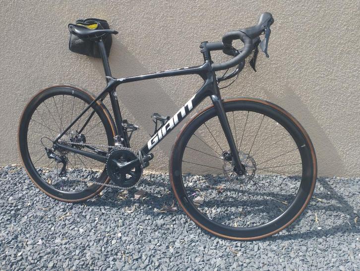 Vélo Giant TCR, Fietsen en Brommers, Fietsen | Racefietsen, Gebruikt, Heren, Giant, 10 tot 15 versnellingen, Overige maten, Carbon