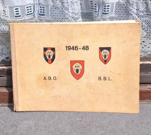 livre photo armee belge A.B.O   B.B.L 1946/1948 (x2022), Livres, Guerre & Militaire, Utilisé, Armée de terre, Enlèvement ou Envoi