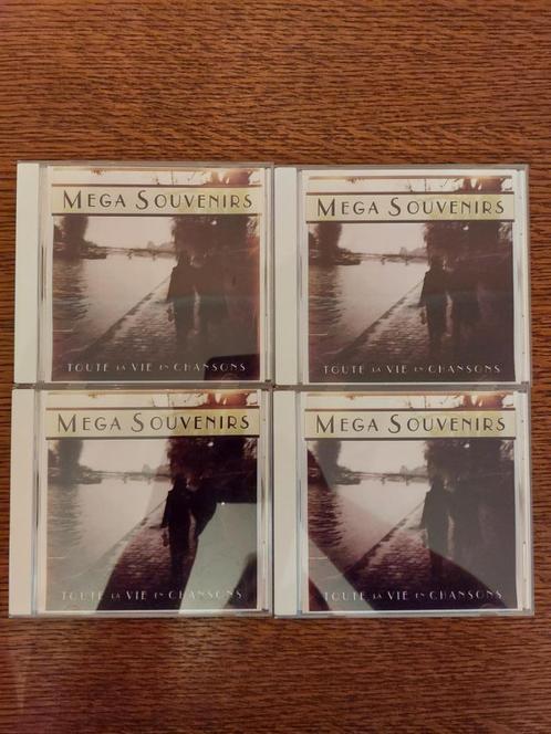 4 CD Mega Souvenirs - Toute la vie en chansons, CD & DVD, CD | Chansons populaires, Comme neuf, Enlèvement ou Envoi