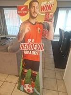 Reclamepaneel  rode duivel eden hazard, Verzamelen, Sportartikelen en Voetbal, Ophalen of Verzenden, Zo goed als nieuw