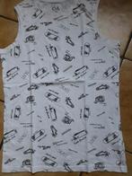 Tshirt, zonder mouwen, jongens, spierwit, maat 158-164, C&A, Ophalen of Verzenden, Zo goed als nieuw, Shirt of Longsleeve