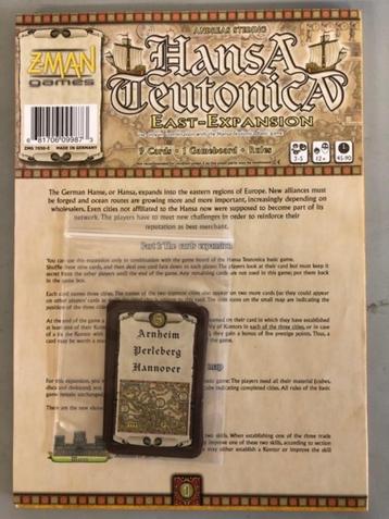 HANSA TEUTONICA : extension EST - neuve, Enlèvement