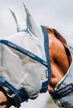 Rambo zilver/marineblauw vliegenmasker in paardenformaat, Ophalen of Verzenden