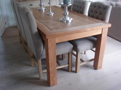 Prachtige kloostertafel van Pakhuys 200x100, Huis en Inrichting, Tafels | Eettafels, Gebruikt, 50 tot 100 cm, 150 tot 200 cm, Vijf personen of meer