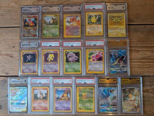 Pokémon Psa, UCG, GG slabs., Hobby en Vrije tijd, Verzamelkaartspellen | Pokémon, Zo goed als nieuw, Ophalen of Verzenden