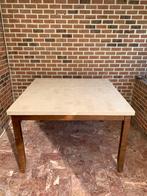 Vierkante tafel met marmeren blad, Antiek en Kunst, Ophalen