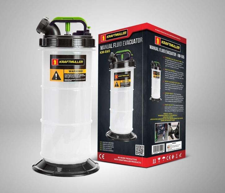 Extracteur de fluide KME65 KraftMüller, Auto diversen, Autogereedschap, Nieuw, Ophalen