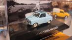 Vespa 400 microcar 1957 blauw 1:43 in vitrinedoosje, Ophalen of Verzenden, Nieuw