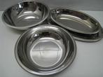 4 inox verzilverde schalen, Letang Remy, France, Antiek en Kunst, Ophalen