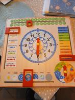 Houten bord klok, Kinderen en Baby's, Ophalen, Nieuw, Overige typen