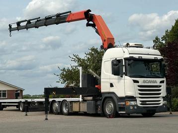 Scania G410 !KRAAN/CRANE/GRUE/ PALFINGER 53TM! RADIO REMOTE! beschikbaar voor biedingen