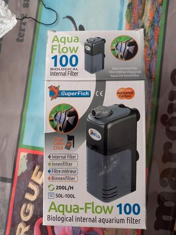 Superfish aqua flow 100 filterpomp  8 euro  Beschikbaar beschikbaar voor biedingen