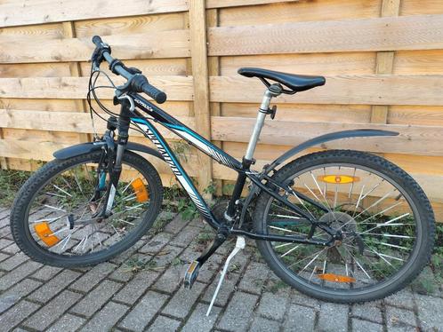 kinderfiets Specialized Hotrock 24 inch Blauw, Fietsen en Brommers, Fietsen | Jongens, Gebruikt, 24 inch, Handrem, Versnellingen