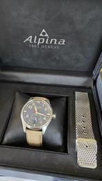 Alpina Startimer Pilot - quartz, Handtassen en Accessoires, Horloges | Heren, Staal, Staal, Polshorloge, Zo goed als nieuw