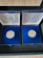 2 Pièces commémoratives baudoin 1951 1981 argent, Timbres & Monnaies, Pièces & Médailles, Argent, Enlèvement ou Envoi