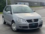 VW POLO 2007 1.4BENZINE 100DKM! GEKEURD&GARANTIE, Voorwielaandrijving, Stof, Zwart, Bedrijf