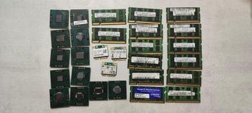 intel laptop cpu ram goud plated pins  beschikbaar voor biedingen