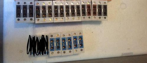Stekkers voor automatische zekeringen, Doe-het-zelf en Bouw, Elektriciteit en Kabels, Gebruikt, Overige typen, Ophalen