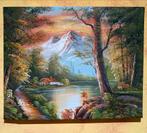 Peinture à l’huile 48,5 cm de large et 39 cm de haut