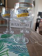 Kasteel bier glazen te koop. + 3 gratis., Ophalen of Verzenden, Gebruikt