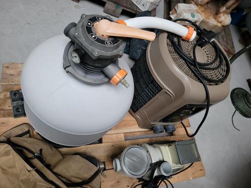 Zwembadpomp glasparels & warmtepomp Zwembad, Tuin en Terras, Zwembad-toebehoren, Zo goed als nieuw, Verwarming, Ophalen