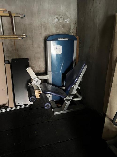 Twee vaste toestellen voor benen., Sport en Fitness, Fitnessapparatuur, Gebruikt, Krachtstation, Benen, Metaal, Ophalen of Verzenden
