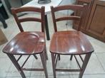 A vendre 2 chaises haute en merisier, Maison & Meubles, Enlèvement ou Envoi, Utilisé