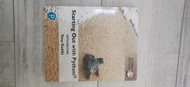 Boek starting out with Python 5e editie, Boeken, Studieboeken en Cursussen, Gelezen, Hoger Onderwijs, Ophalen