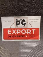 Bieretiket Export De Gheest Aalst, Ophalen of Verzenden, Gebruikt, Overige typen