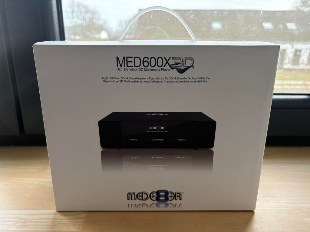 Diffuseur multimédia Mede8er med600x3d 3D 1080p Full HD, TV, Hi-fi & Vidéo, Lecteurs multimédias, Comme neuf, Enlèvement ou Envoi