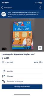 Livres Anglais ; pour l’apprentissage de la langue neuf, Enlèvement ou Envoi, Neuf
