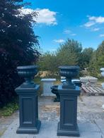 Italiaanse betonnen tuinvazen op betonnen sokkel rosmalen NL, Tuin en Terras, Ophalen, 40 cm of meer, Rond, Nieuw