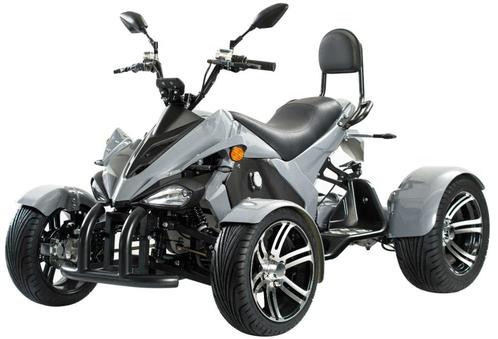 SPY RACING Quad met kenteken autorijbewijs 4000W Nardo Grey, Motos, Quads & Trikes, plus de 35 kW, 1 cylindre, Enlèvement ou Envoi