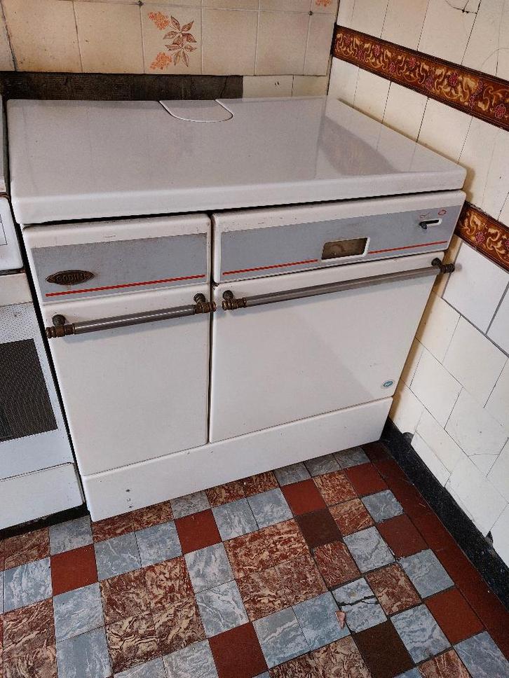 GODIN-ARPEGE houtkachel, Elektronische apparatuur, Fornuizen, Gebruikt, Tussenbouw, 5 kookzones of meer, 60 cm of meer, Warmhoudplaat