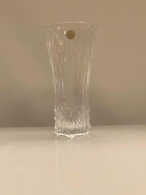 Vintage kristallen glazen vaas, Maison & Meubles, Accessoires pour la Maison | Vases, Comme neuf, Enlèvement ou Envoi