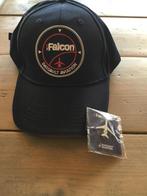 Falcon  Dassault Aviation : cap + pin, Verzamelen, Luchtvaart en Vliegtuigspotten, Ophalen, Nieuw