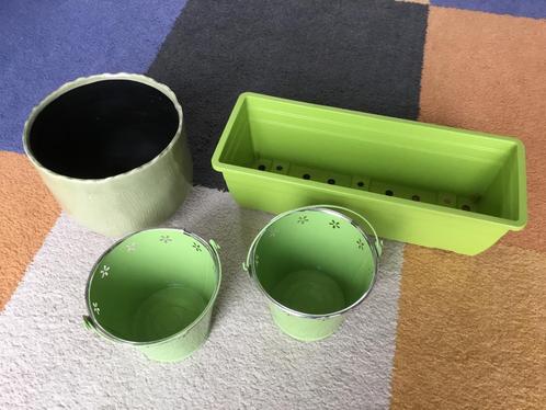 Bloempotten/ Bloembak, Tuin en Terras, Bloempotten, Zo goed als nieuw, Ophalen