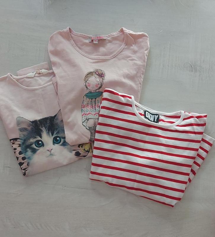 3 t-shirts manches longues 10ans/140cm, Enfants & Bébés, Vêtements enfant | Taille 140, Comme neuf, Fille, Chemise ou À manches longues